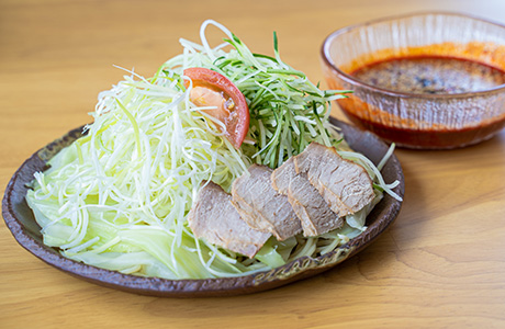 広島風のつけ麺